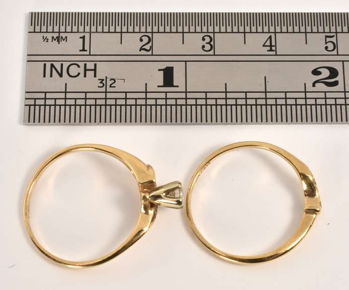Delicate 2 Piece Ring Set