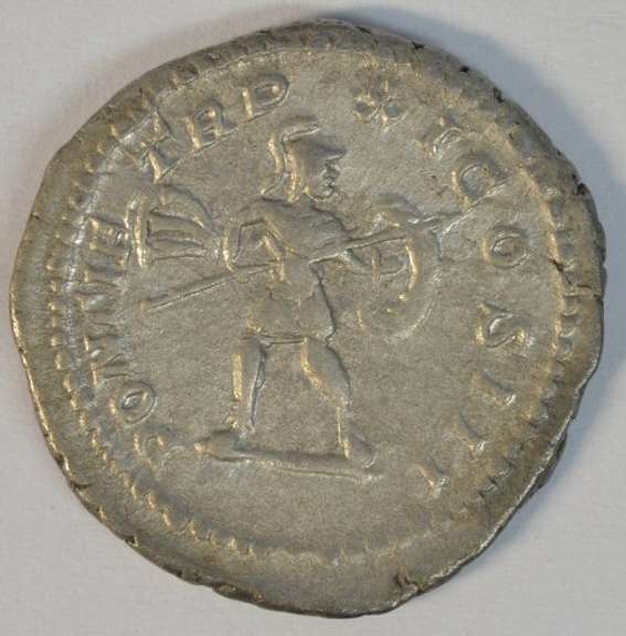 Original Caracalla Roman Silver Denarius, 198-217 AD