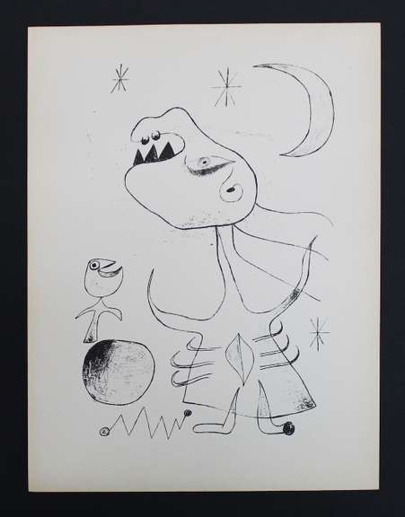 JOAN MIRO LITHOGRAPH 1947