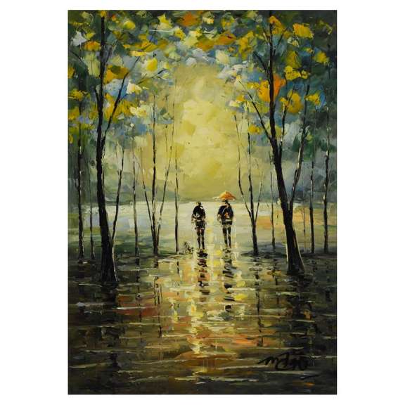 Mani, Original Oil Painting on Canvas (24" x 36"), Hand Signed with Letter of Authenticity.