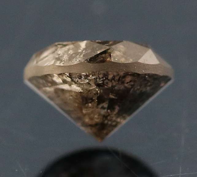 Gorgeous .57ct chocolate and silver Diamond solitaire