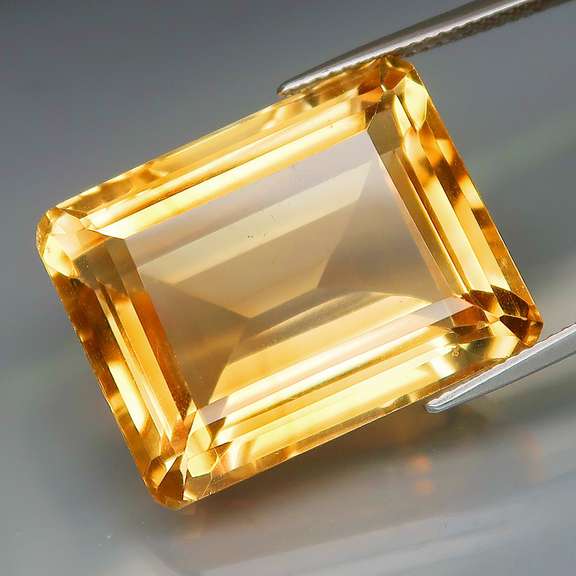 Phenomenal high gem grade 41.77ct eye clean Citrine