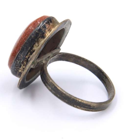 Lot of 2 Vintage Sterling Silver Rings
