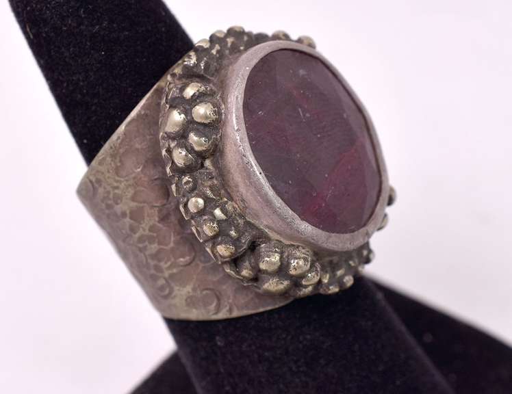 Dreamy 9.73CTS Ruby Ring in Sterling Silver