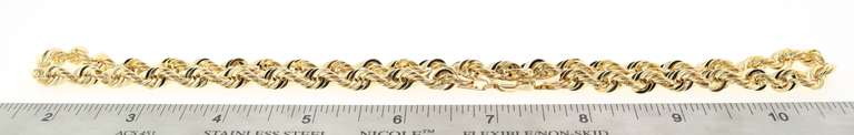 Sublime 14kt gold rope chain