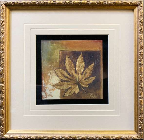 Decorative Art Unique Leaf  Engraving