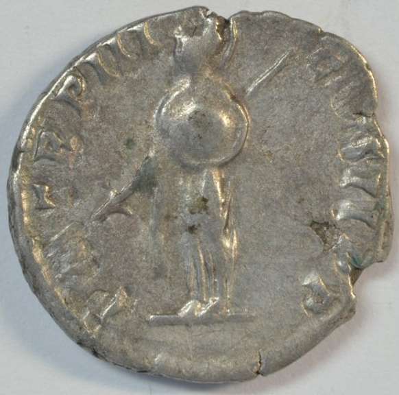 Sharp Septimius Severus Roman Silver Denarius, 193-211 AD