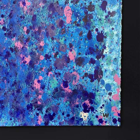 Wyland, "Untitled" Framed Original Watercolor Painting Hand Signed with Letter of Authenticity.