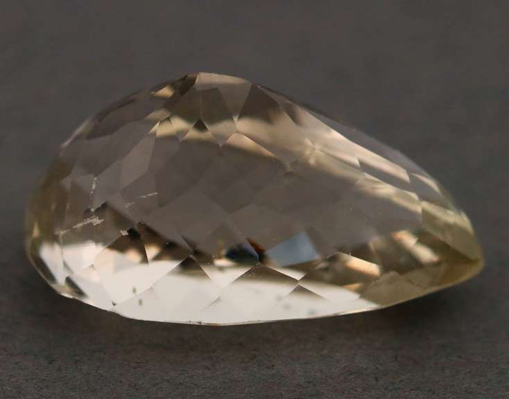 Huge 31.91ct high fire platinum blonde Kunzite