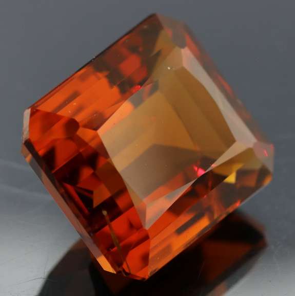 Ravishing 30.20ct top Madeira created Citrine