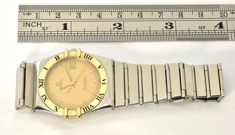 Coveted Omega Constellation Watch in SS & YG