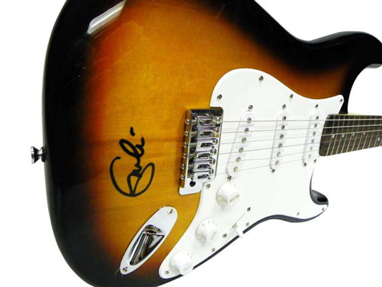 Eric Clapton Autographed Facsimile Signed Guitar