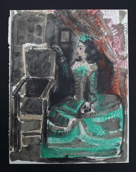 PABLO PICASSO (AFTER) UNTITLED (11.3.59 II)  1961