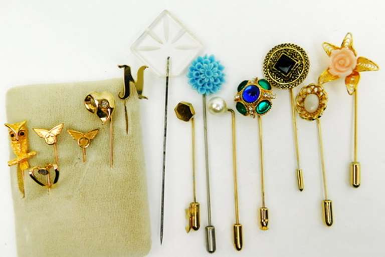 Collection of Vintage Stick Pins