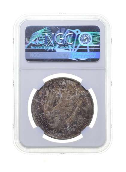 MS62 1922 Peace Silver Dollar - Graded NGC