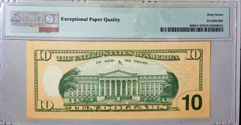 Superb Gem Crisp 2004A $10 Star Note FRB San Francisco PMG 67 EPQ!