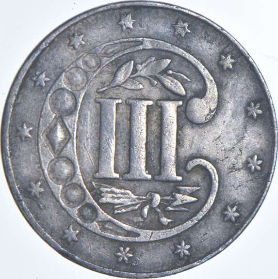 1860 Silver Three-Cent Piece