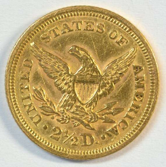 Super Choice 1853 US $2.50 Liberty Gold Piece