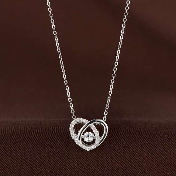 Dancing Stone heart Pendant