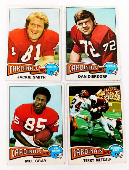 4 - 1975 Cardinal Football Greats by Topps