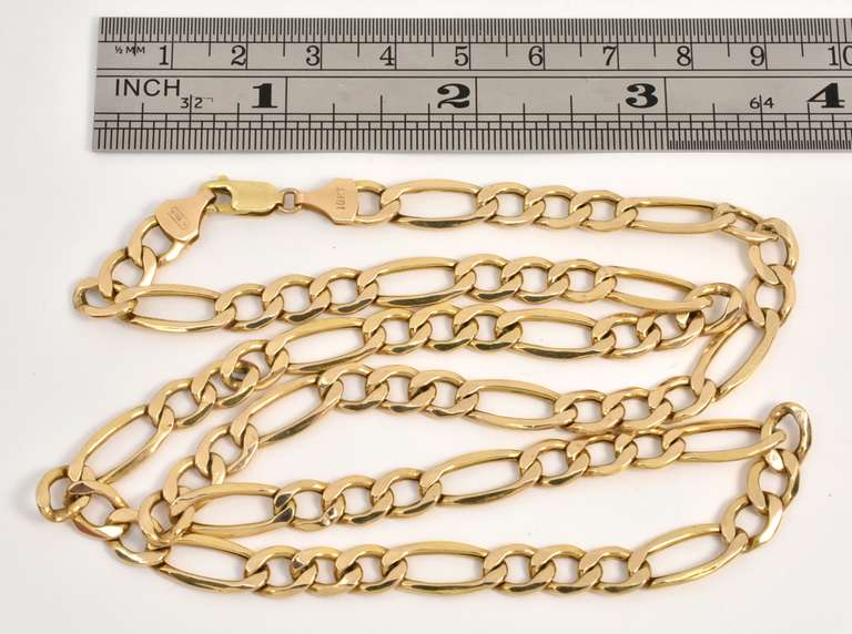 Nice 7mm Figaro Necklace