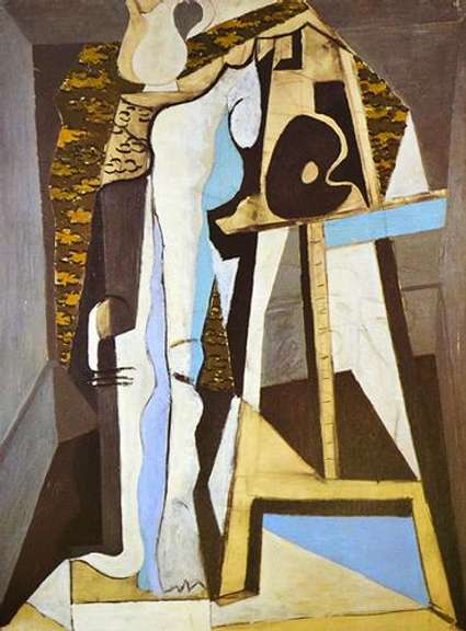 Pablo Picasso, Interior With Easel