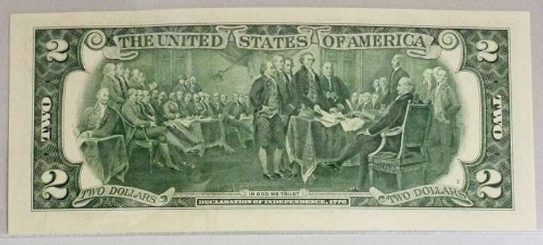 Crisp Exceptional 2009 $2 Dallas Star Note Scarce Low Three Digit Serial Number!