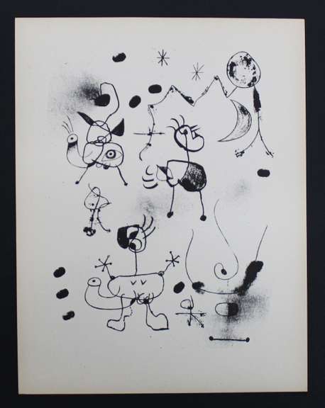 JOAN MIRO LITHOGRAPH 1947