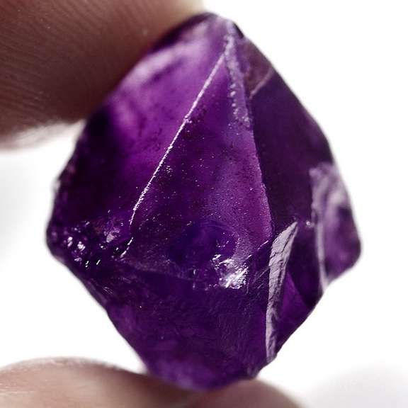 Large 24.57ct untreated uncut Amethyst