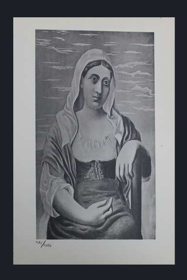 PABLO PICASSO PORTRAIT OF SEATED WOMAN