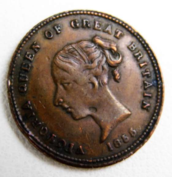 1856 Great Britain Half Penny