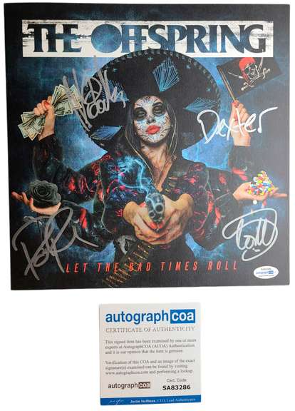 The Offspring Let The Bad Times Roll Autographed Album ACOA