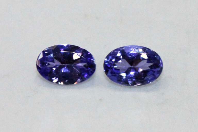 Glistening Tanzanite Pair