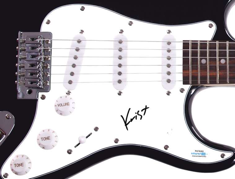 Krist Novoselic Autographed Signed Guitar ACOA