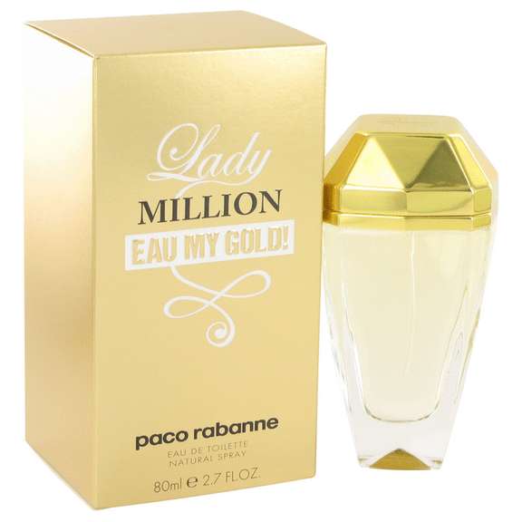 Paco Rabanne Lady Million Eau My Gold! by Paco Rabanne EDT Spray 2.7 oz
