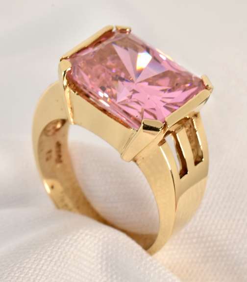 Popular Pink Topaz Ring