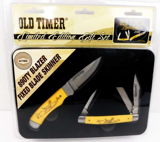 Schrade 2016 Old Timer L.Ed. 2 Knife Set - New
