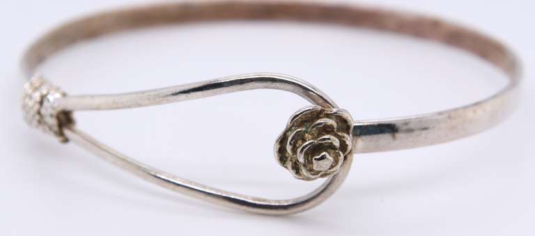 Vintage Sterling Silver Bangle Bracelet
