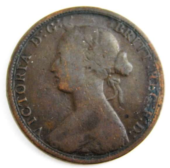 1862 Great Britain 1/2 Penny