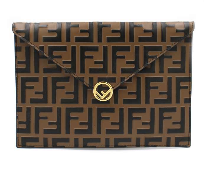 Fendi Fiat Leather Pouch