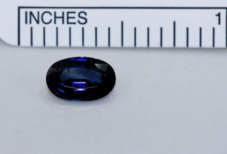 Fine Royal Blue Natural Sapphire - 1.30 cts.