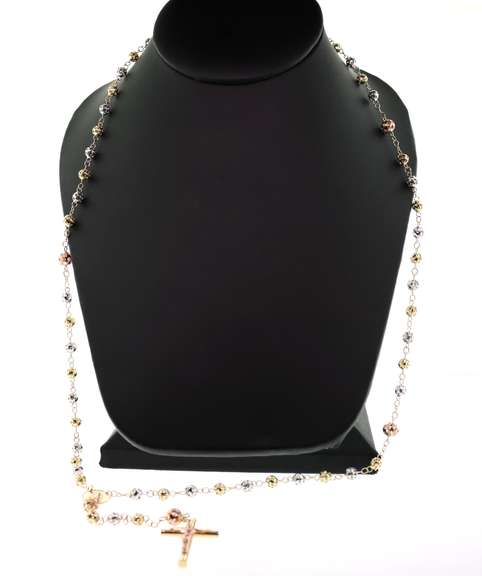 Italian Grand 14kt gold Traditional Rosery