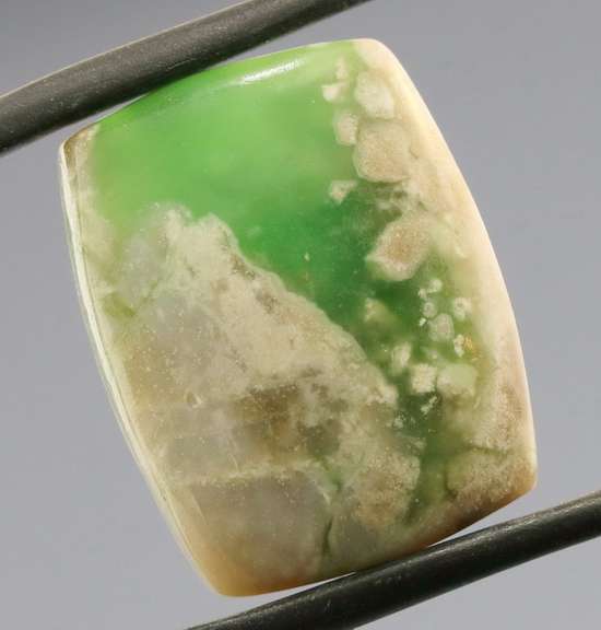 Neat 12.97ct multi-colored Crandallite and Variscite cabochon