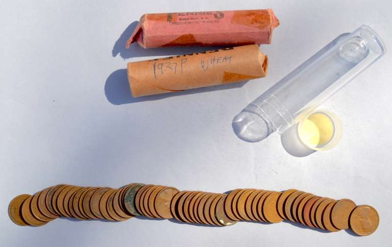 1920 1926 &1927 Lincoln Cent Rolls