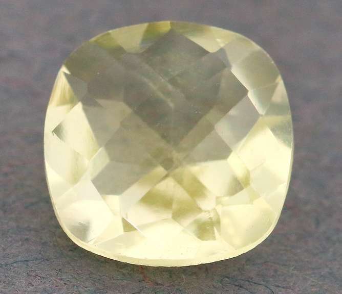 Exciting 3.42ct 10x10mm checker top Citrine