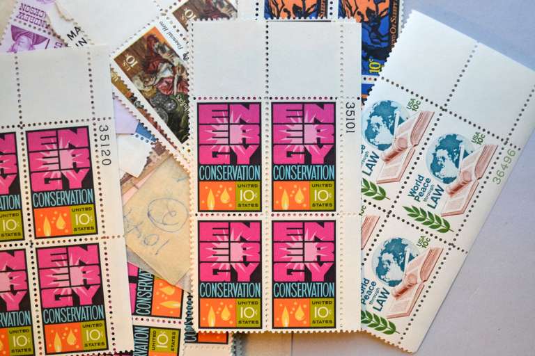 50  10  Cent Mint US Plate Blocks $20 Face Value