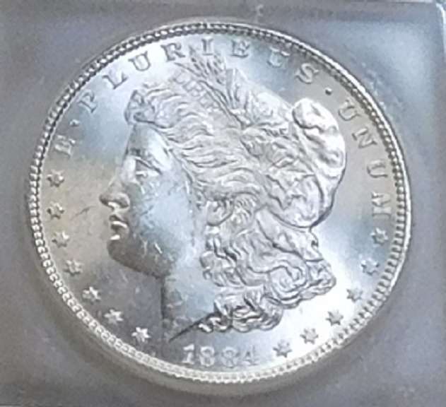 1884 Morgan Dol ICG MS-64 PQ
