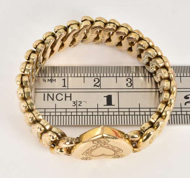 Vintage Sweetheart Gold Filled Bracelet
