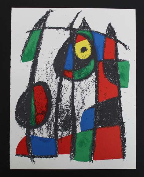 JOAN MIRO ORIGINAL LITHOGRAPH 1975