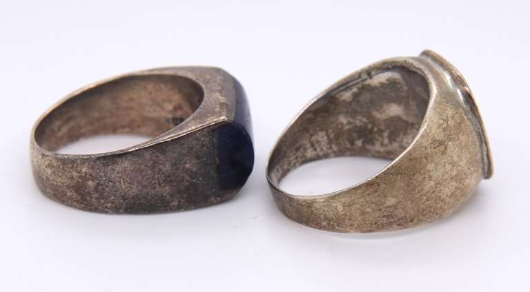 Group Lot of 2 Sterling Silver Rings